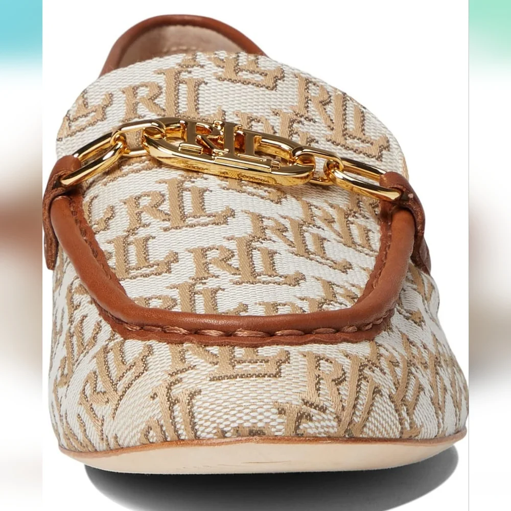Lauren Ralph Lauren Logo Loafers size 8